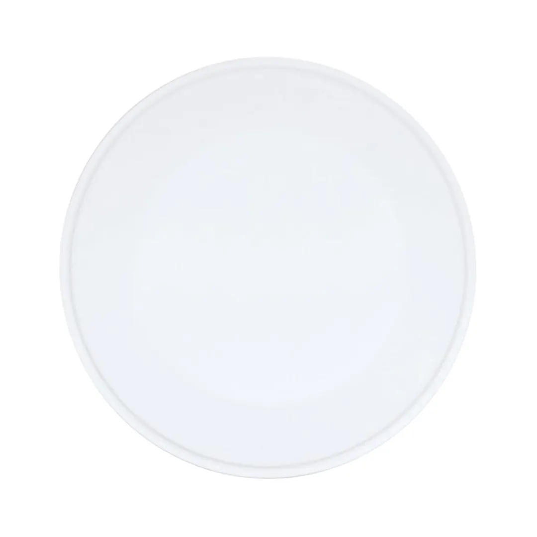 Cal-Mil 24112-7-15 Nova Plate – 7" Diameter x 1" Height, White Round Flat Melamine Dinner Plate