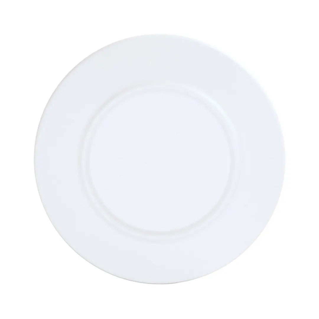 Cal-Mil 24112-7-15 Nova Plate – 7" Diameter x 1" Height, White Round Flat Melamine Dinner Plate