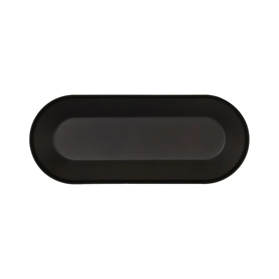 Cal-Mil 24114-922-13 Nova Platter, 9"W X 22"D X 2.5"H, Coupe, Rectangular