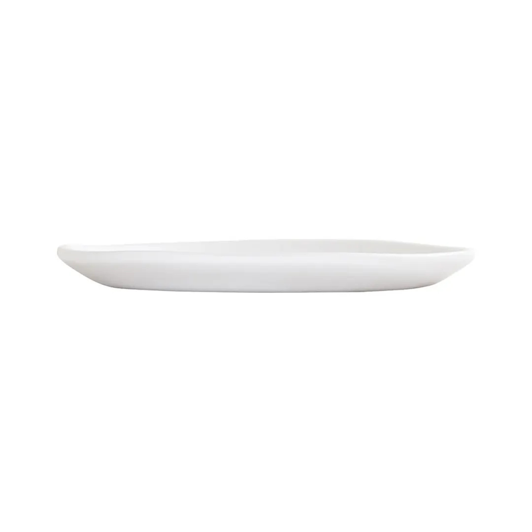 Cal-Mil 24400-6-15 Bali Plate - 6" Dia x 0.5" H, Round Melamine, White, Dishwasher Safe
