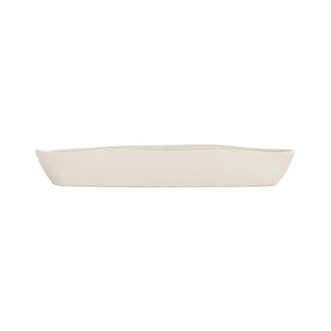 Cal-Mil 24403-412-103 Bali Platter, 12"W X 4"D X 1.75"H, Oval, Dishwasher Safe