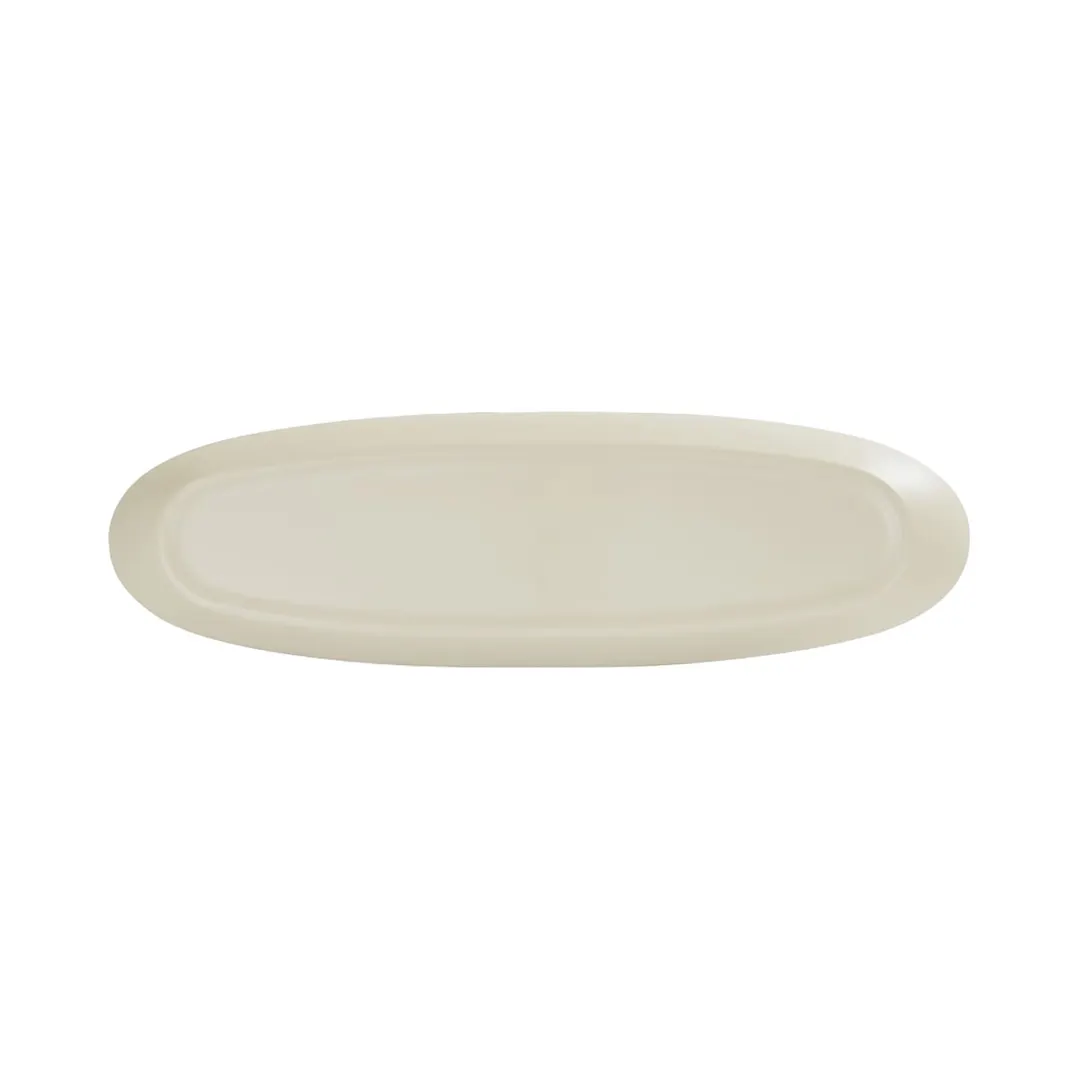 Cal-Mil 24403-620-103 Bali Platter, 20"W X 6"D X 1.75"H, Oval, Dishwasher Safe