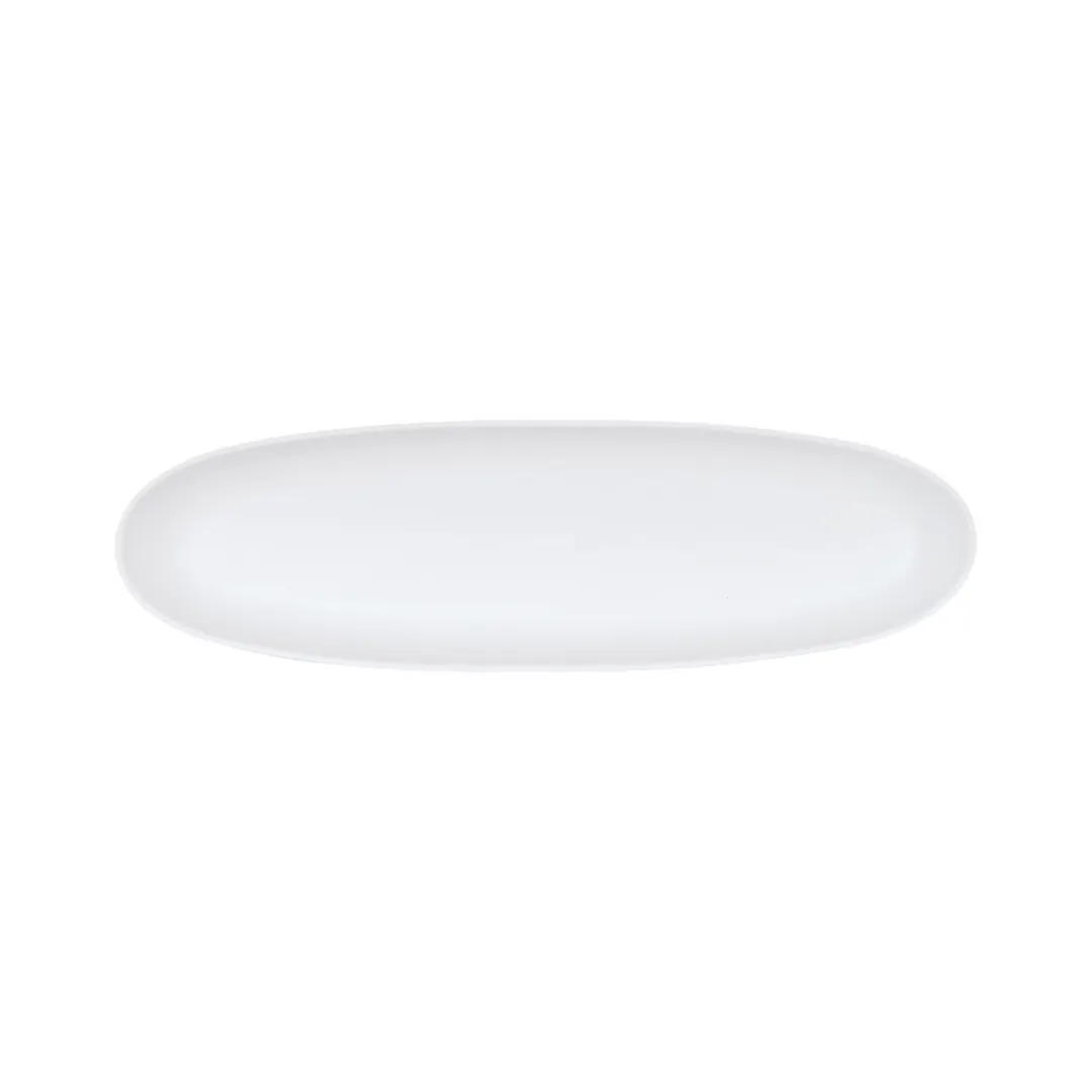 Cal-Mil 24403-620-15 Bali Platter, 20"W X 6"D X 1.75"H, Oval, Dishwasher Safe