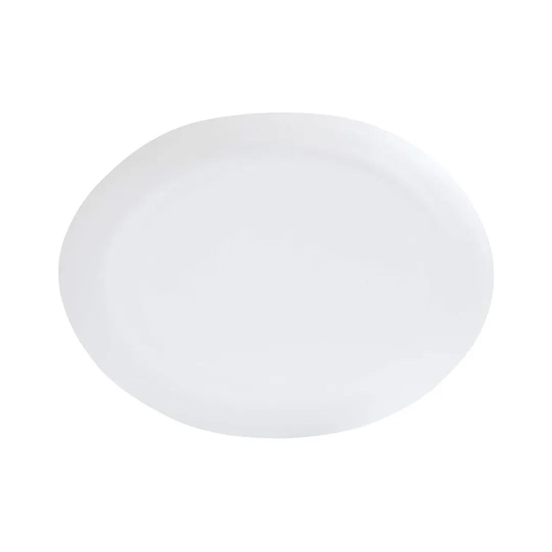 Cal-Mil 24404-1216-15 Bali Platter, 12"W X 16"D X 1.5"H, Oval, Dishwasher Safe