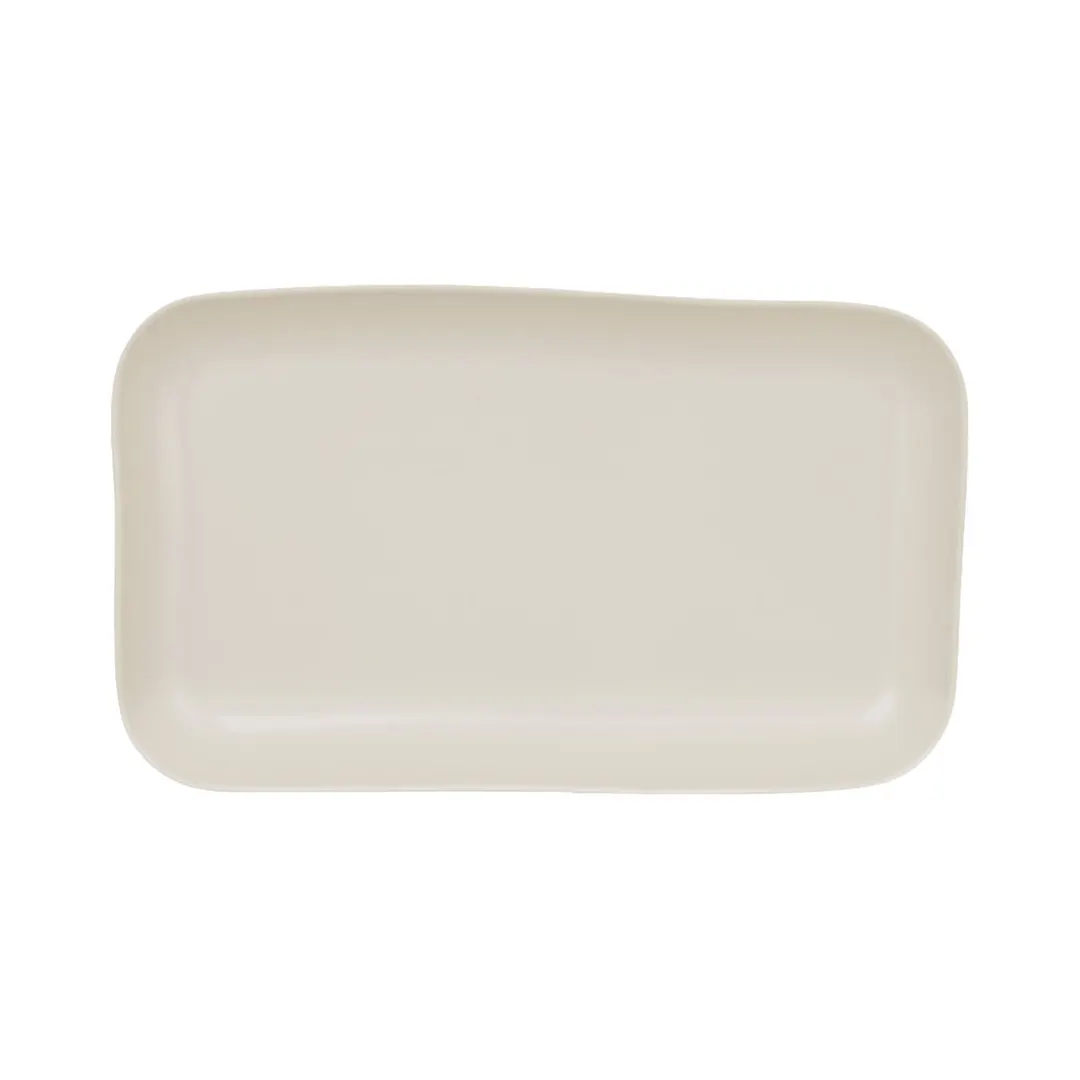 Cal-Mil 24406-1220-103 Bali Platter, 12"W X 20"D X 1.5"H, Rectangular, Dishwasher Safe