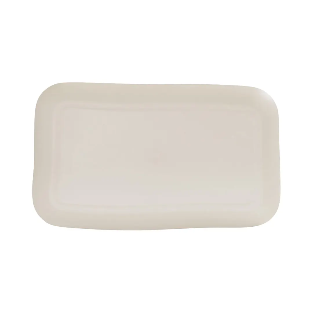 Cal-Mil 24406-1220-103 Bali Platter, 12"W X 20"D X 1.5"H, Rectangular, Dishwasher Safe