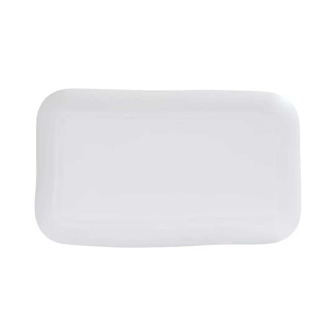 Cal-Mil 24406-1220-15 Bali Platter, 12"W X 20"D X 1.5"H, Rectangular, Dishwasher Safe