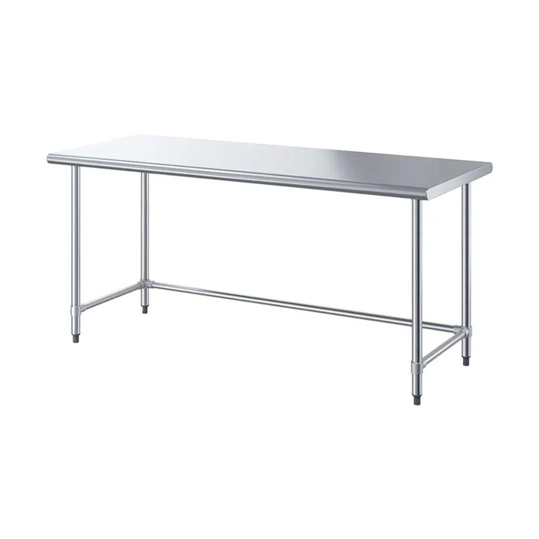 Sapphire Manufacturing SMTO-1424G 24" Open Base Work Table, Galvanized Base / Flat Top