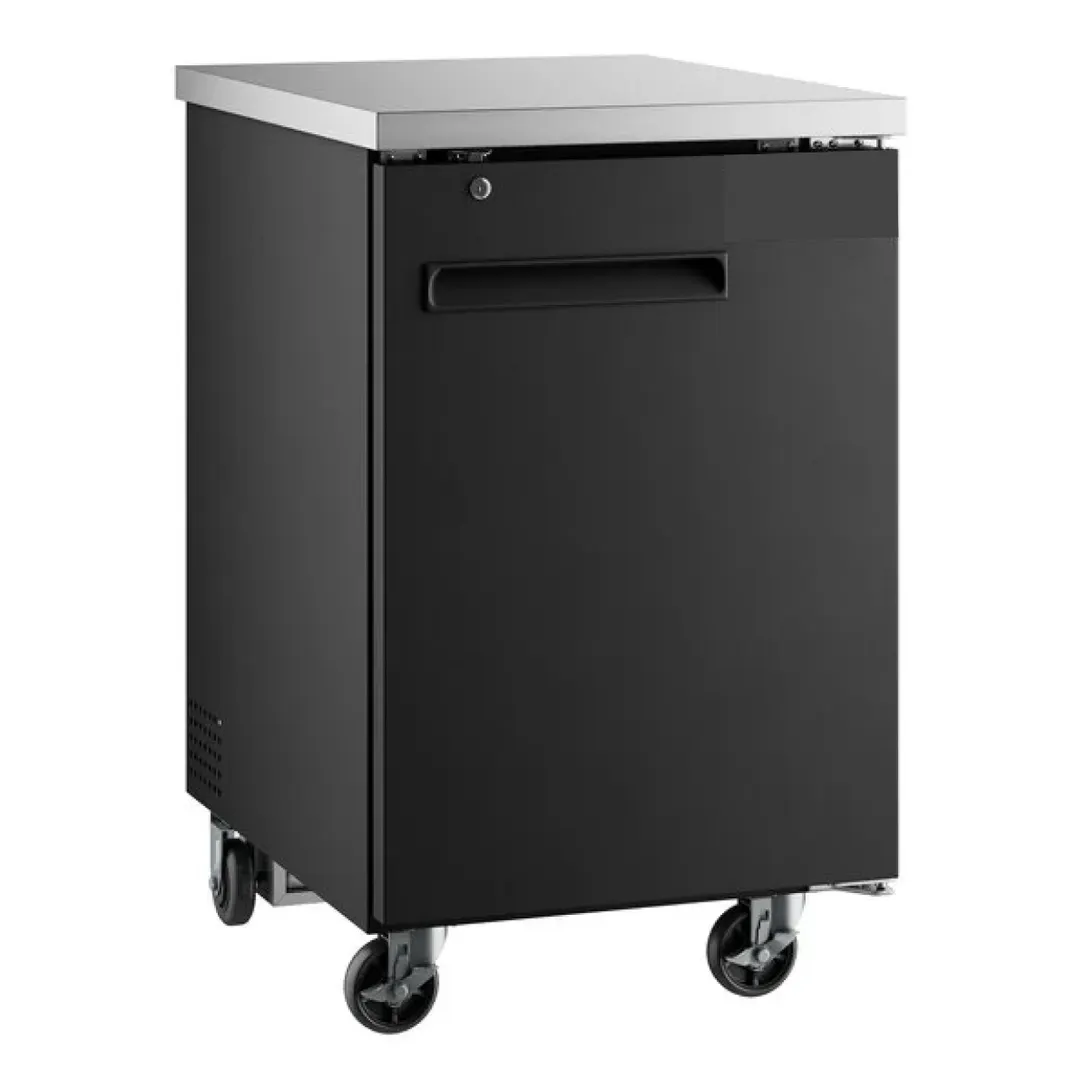 Drago America DRBB27-23SH Cooler, 23.5"W x 30.2"D x 39.8"H, 7.8 ft³, Vinyl/Steel Top, Door, R290