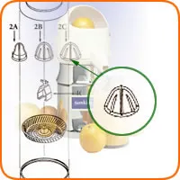 Sunkist 02CR Extracting Bulb for Commercial Juicers (Grapefruit Juicing), without Metal Insert