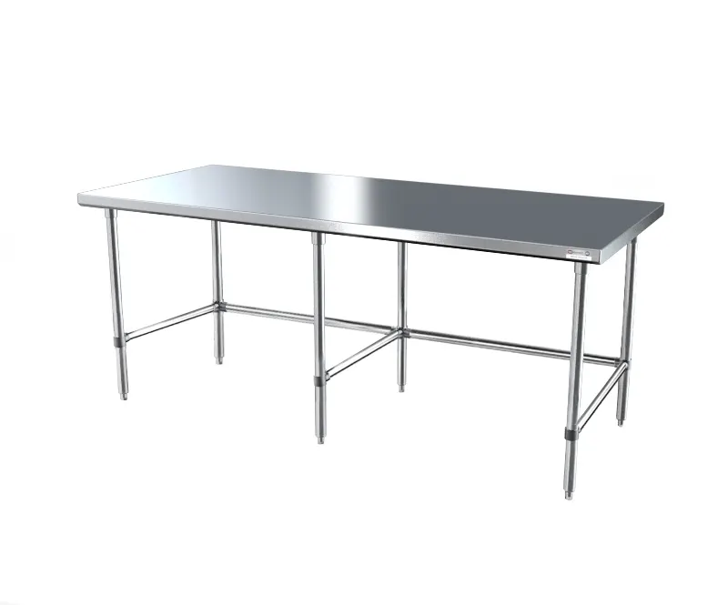 NBR Equipment TS4-8430-X Stainless Steel Top 73" - 84" Work Table
