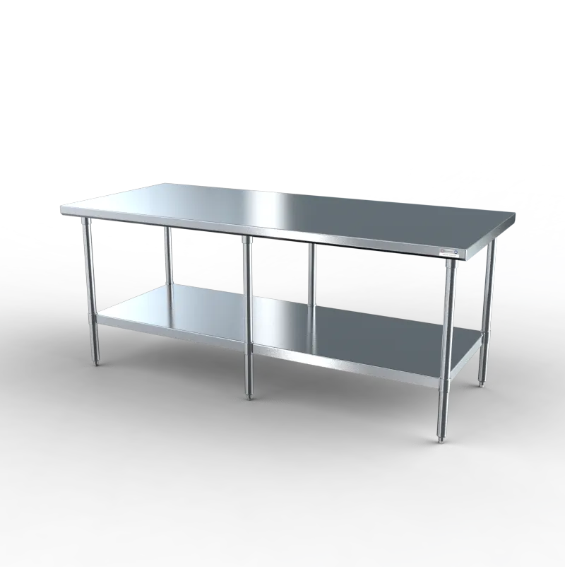 NBR Equipment TS4-8430 Stainless Steel Top 73" - 84" Work Table