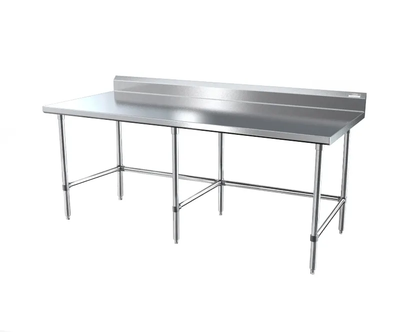 NBR Equipment TS4-8430R5-X Stainless Steel Top 73" - 84" Work Table