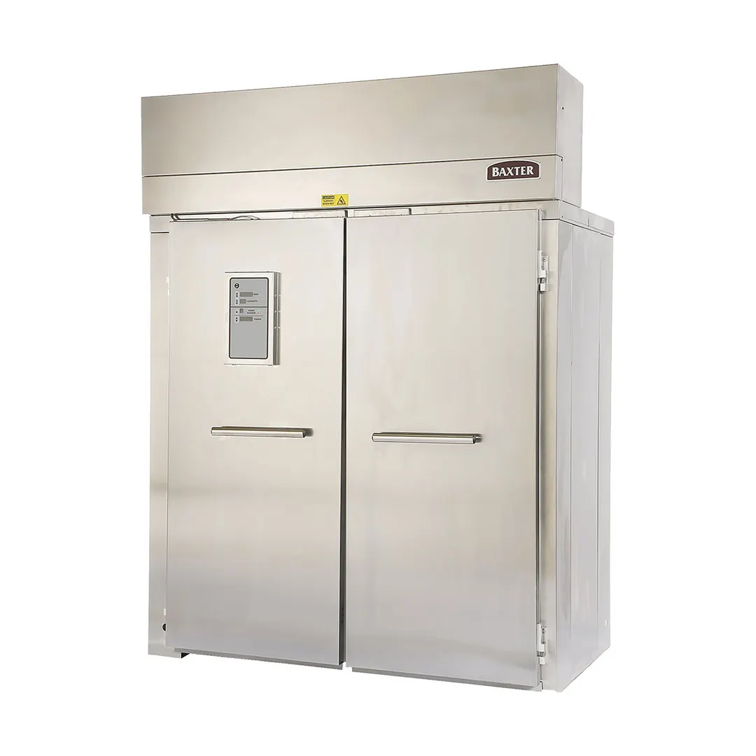 Baxter RPW2S-120.5"D-FL 2-Section 2-Door Solid Proofing Cabinet, 120" Int, Holds 12 Racks, Controls