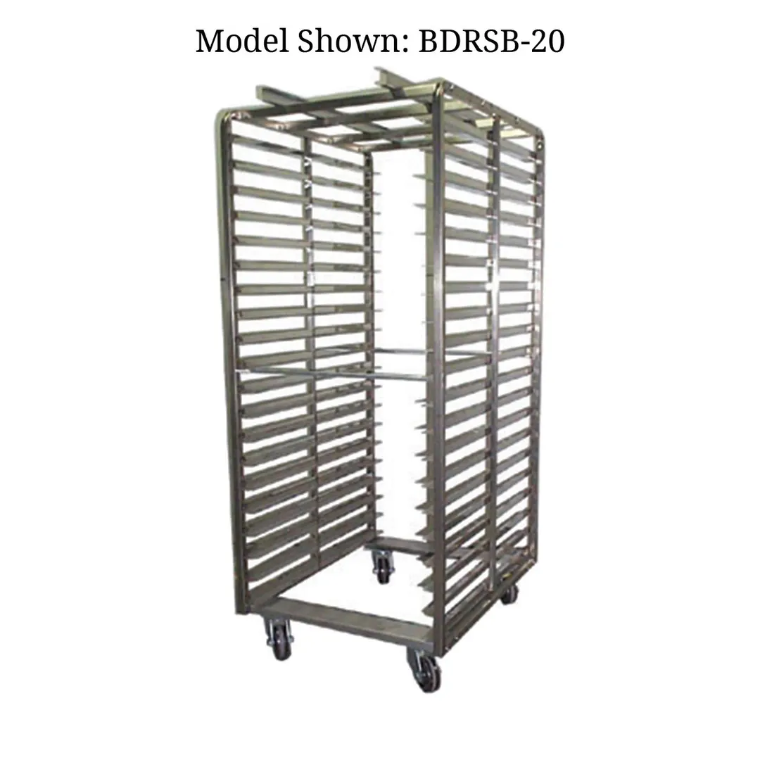 Baxter BDRSB-12 Roll-In Oven Rack for Double Rack Ovens with (12) Slides, 5" Spacing, Double Side Load