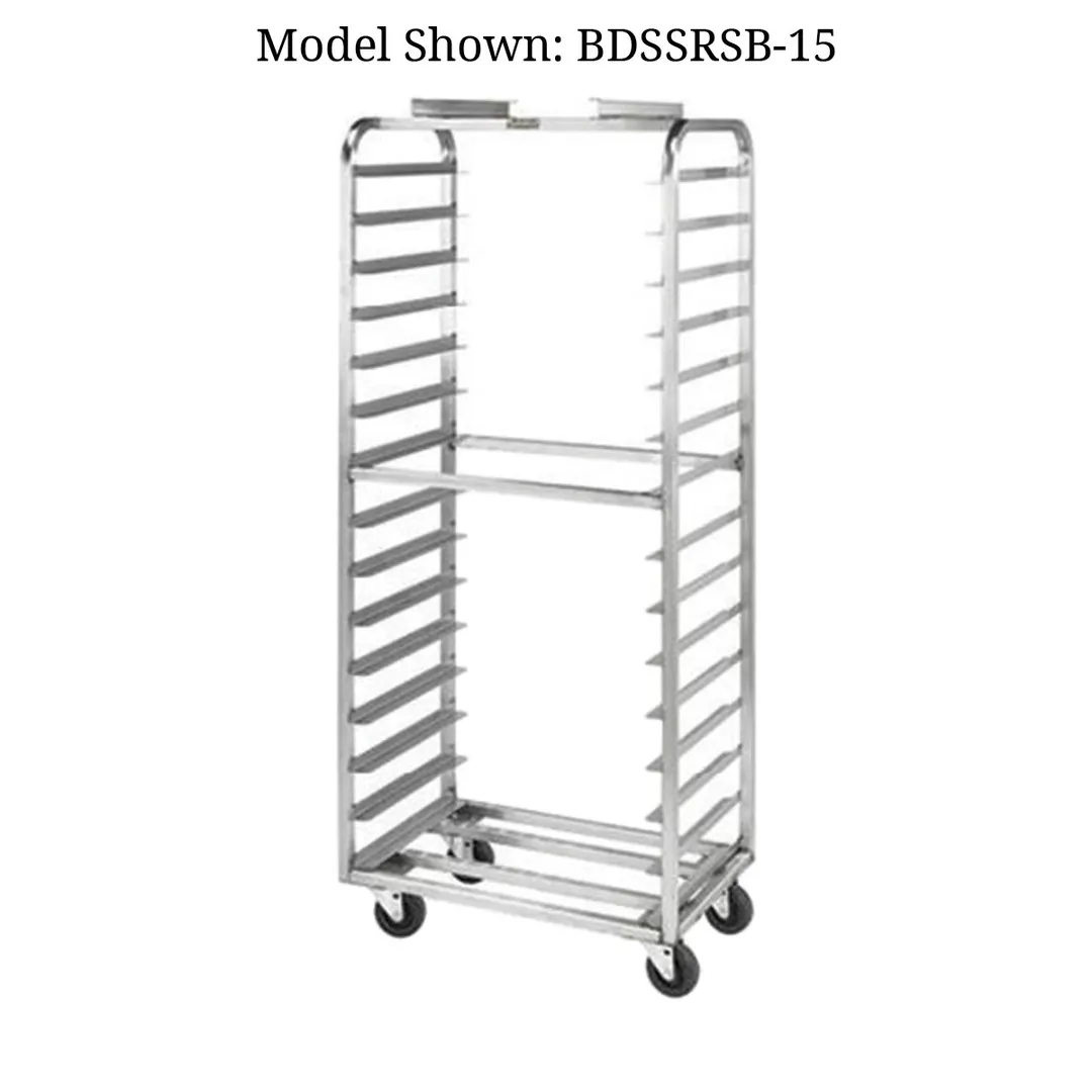 Baxter BDSSRSB-20 Roll-In Oven Rack for Double Rack Oven with (20) Slides, 3" Spacing, Single Side Load