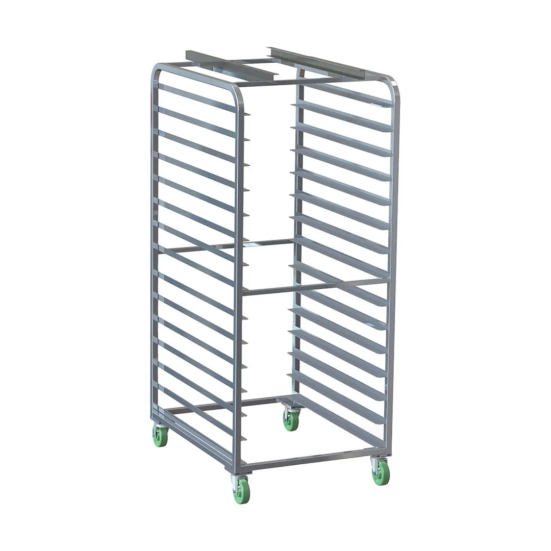 Baxter BSSRSB-15 Roll-In Oven Rack for Single Rack Ovens with (15) Slides, 4" Spacing, Single Side Load