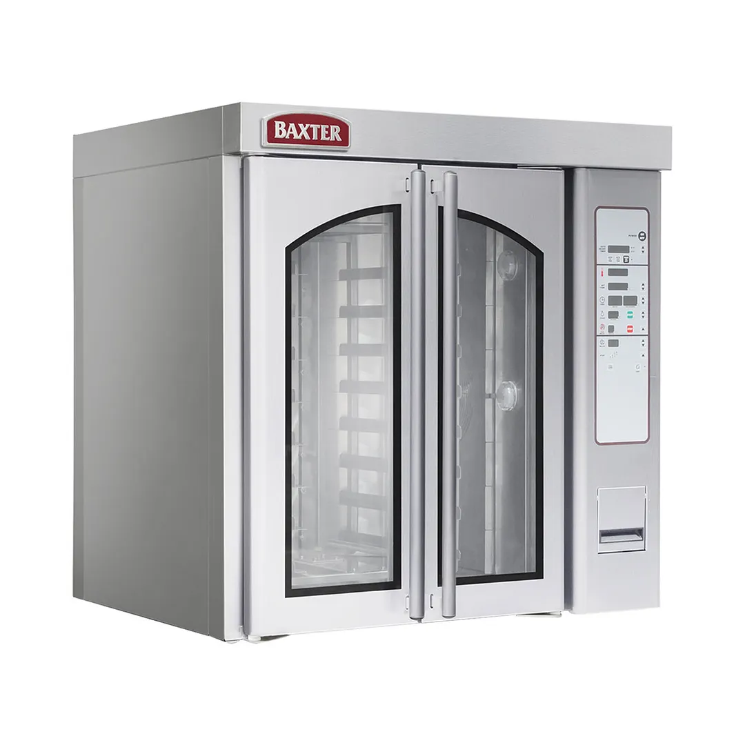 Baxter OV310E Single Deck Full Size Electric Convection Oven with (8) Pans, Digital Controls, 208v
