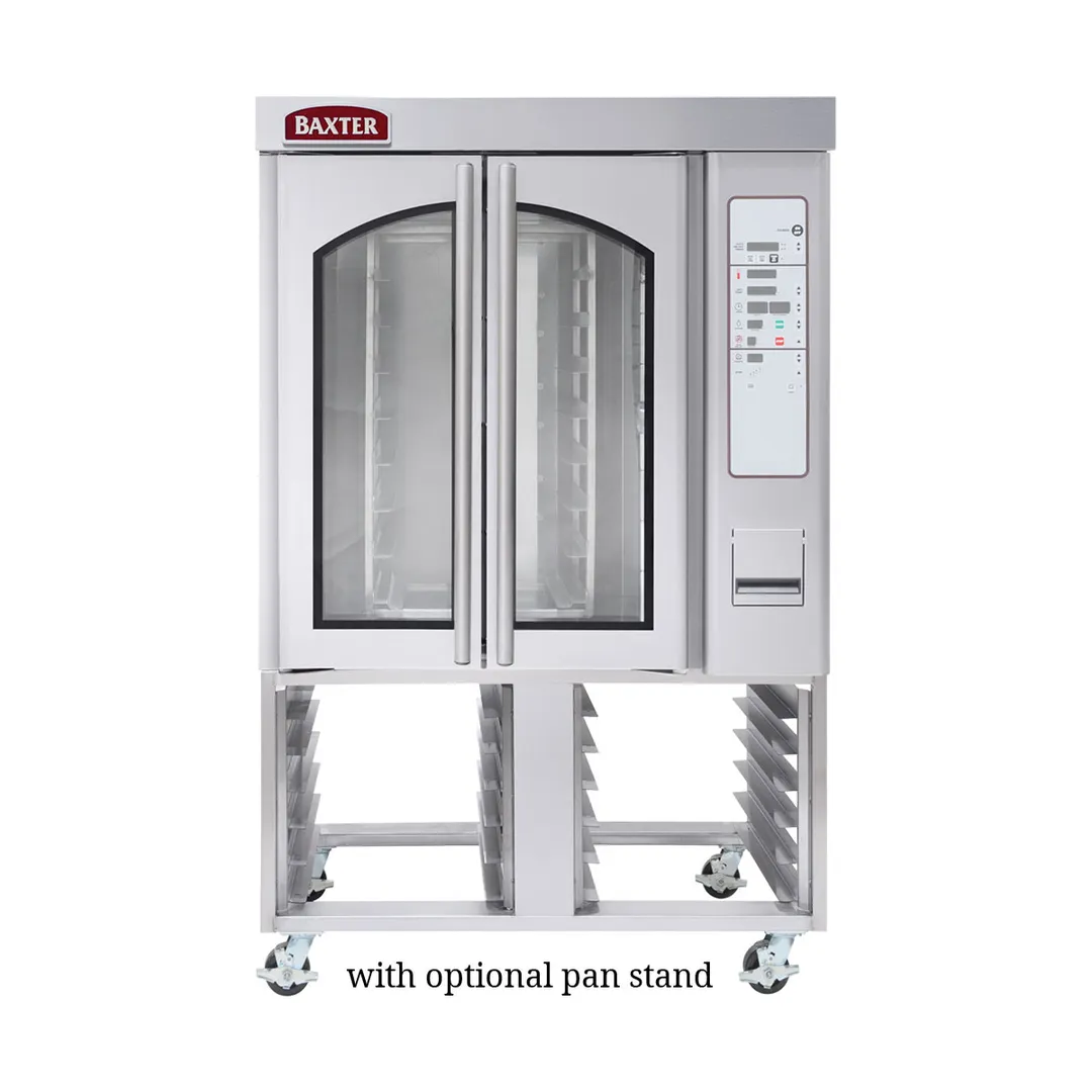 Baxter OV310E Single Deck Full Size Electric Convection Oven with (8) Pans, Digital Controls, 208v