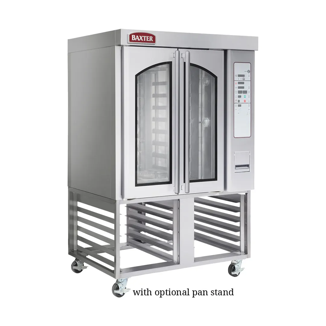 Baxter OV310E Single Deck Full Size Electric Convection Oven with (8) Pans, Digital Controls, 208v