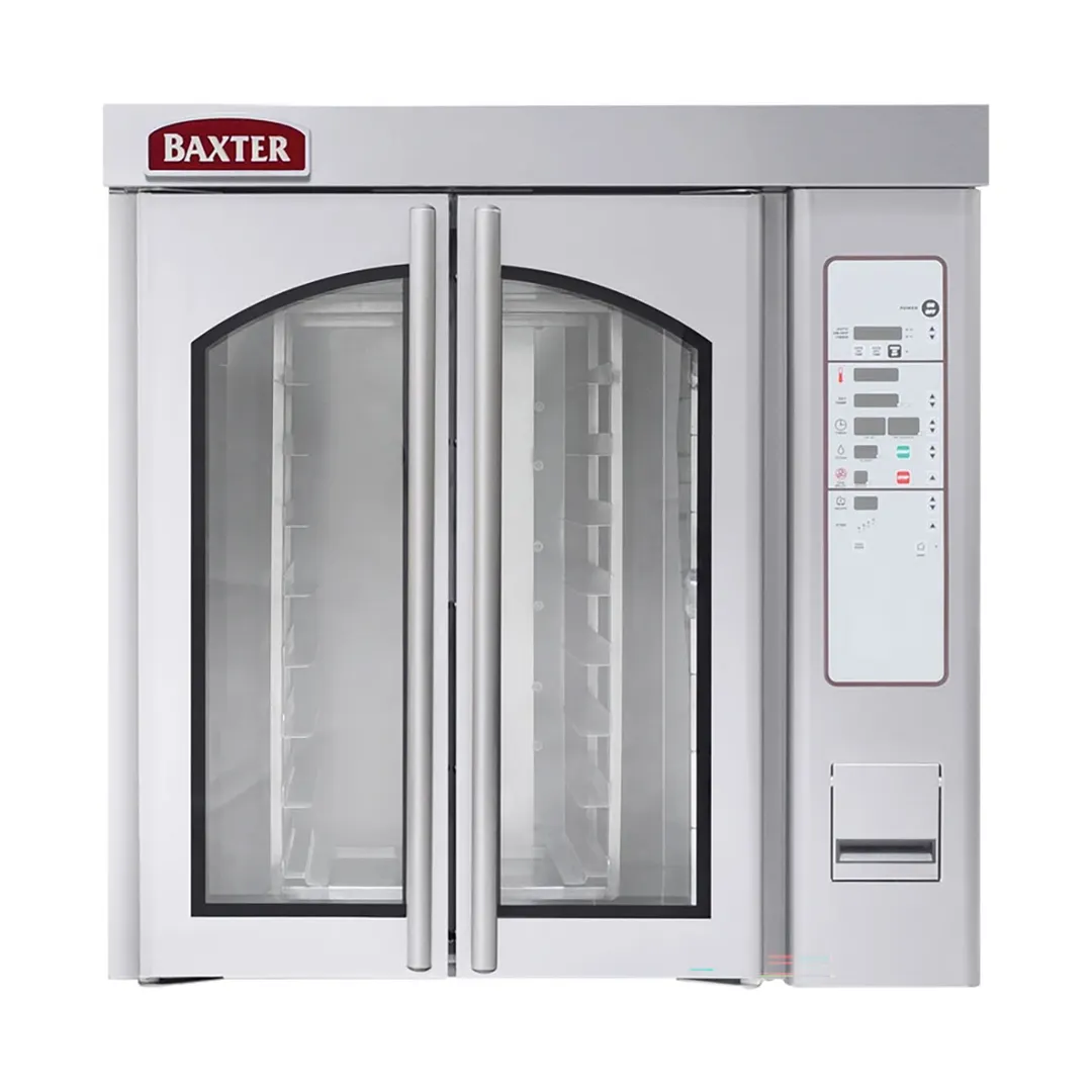 Baxter OV310G Single Deck Full Size Gas Convection Oven with (8) Pans, Digital Controls, 95.000 BTU