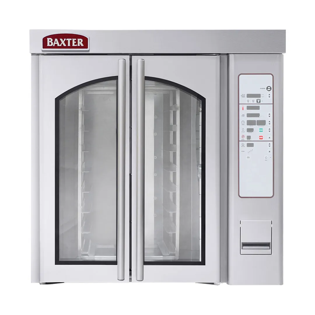 Baxter OV310G Single Deck Full Size Gas Convection Oven with (8) Pans, Digital Controls, 95.000 BTU