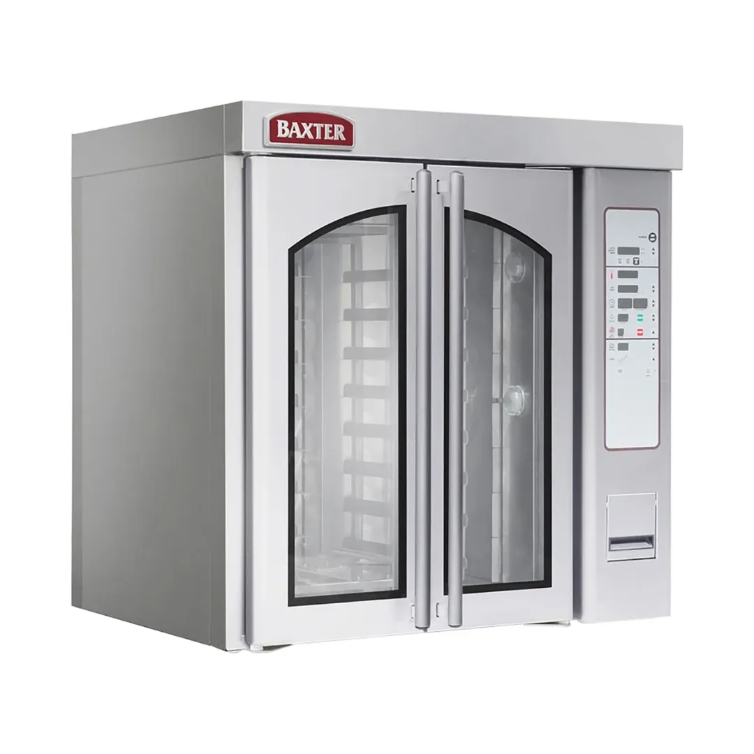 Baxter OV310G Single Deck Full Size Gas Convection Oven with (8) Pans, Digital Controls, 95.000 BTU