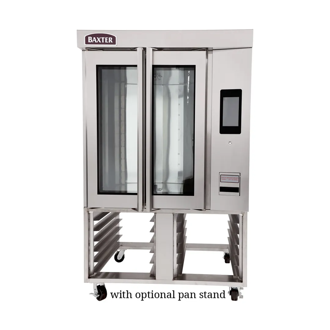 Baxter OV320E Single Deck Full Size Electric Convection Oven with (8) Pans, Touch Screen Controls, 208v