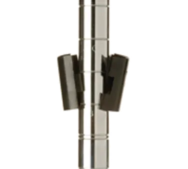 1880 Hospitality 30058 Focus Foodservice Post Split Sleeves, Plastic, Black, Sold per Pack