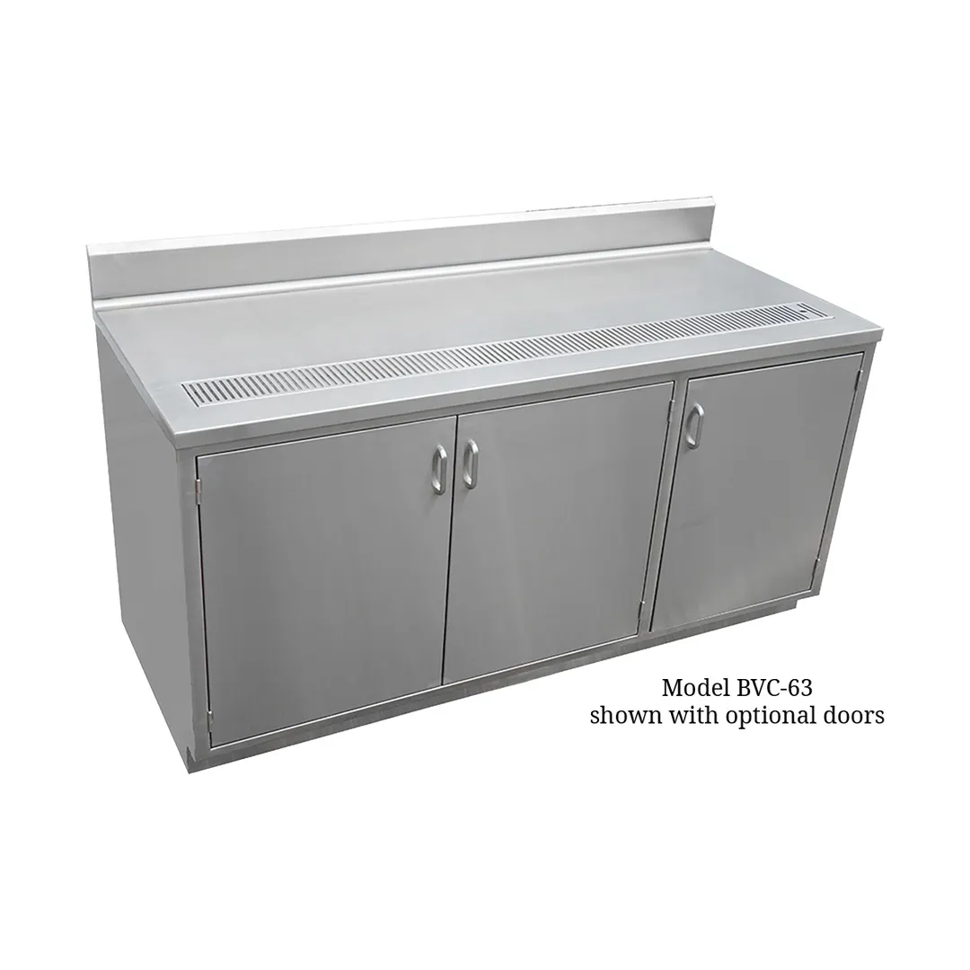 IMC Teddy BVC-63 Beverage Counter, Urn Trough, 63"W X 30-1/2"W X 36"H