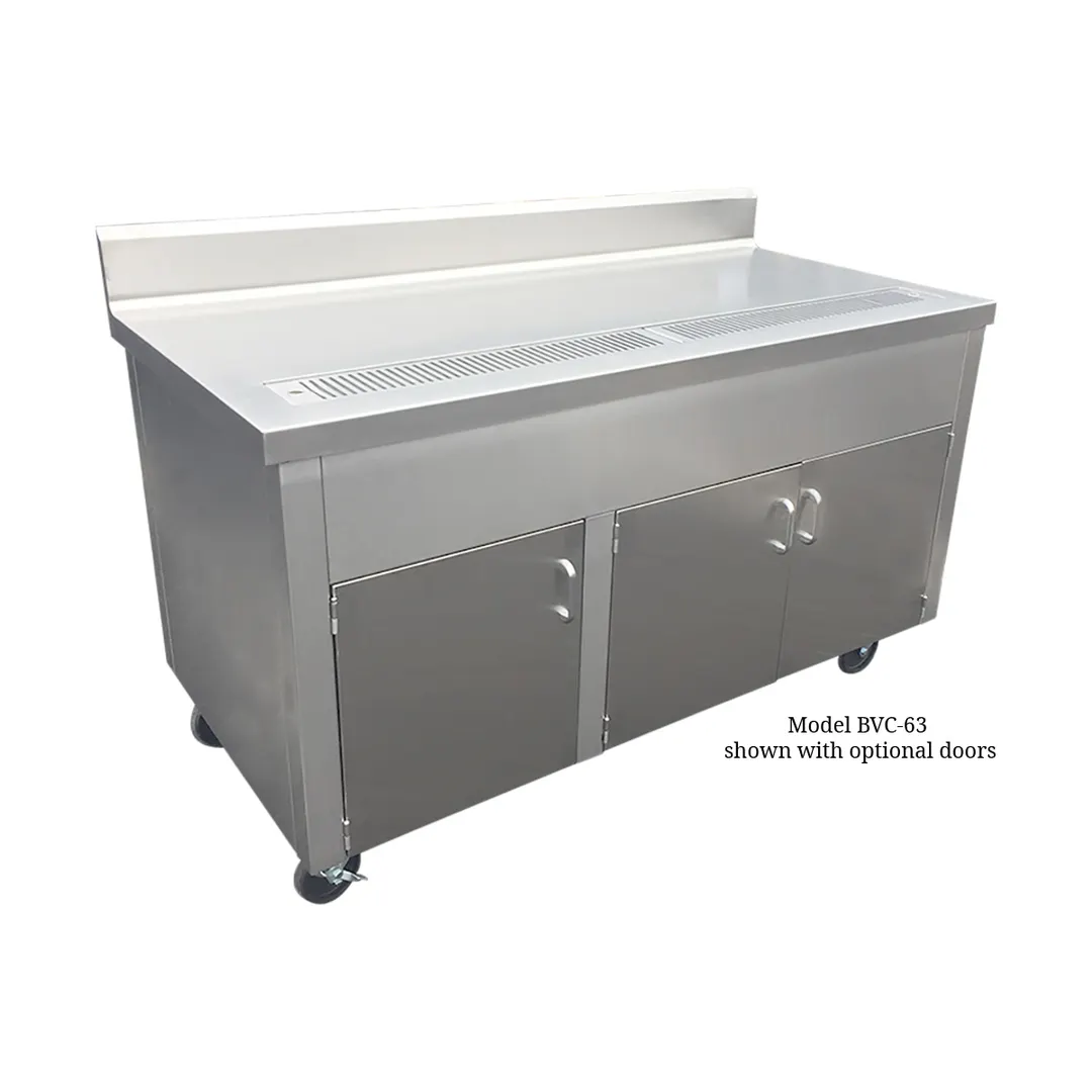 IMC Teddy BVC-63 Beverage Counter, Urn Trough, 63"W X 30-1/2"W X 36"H