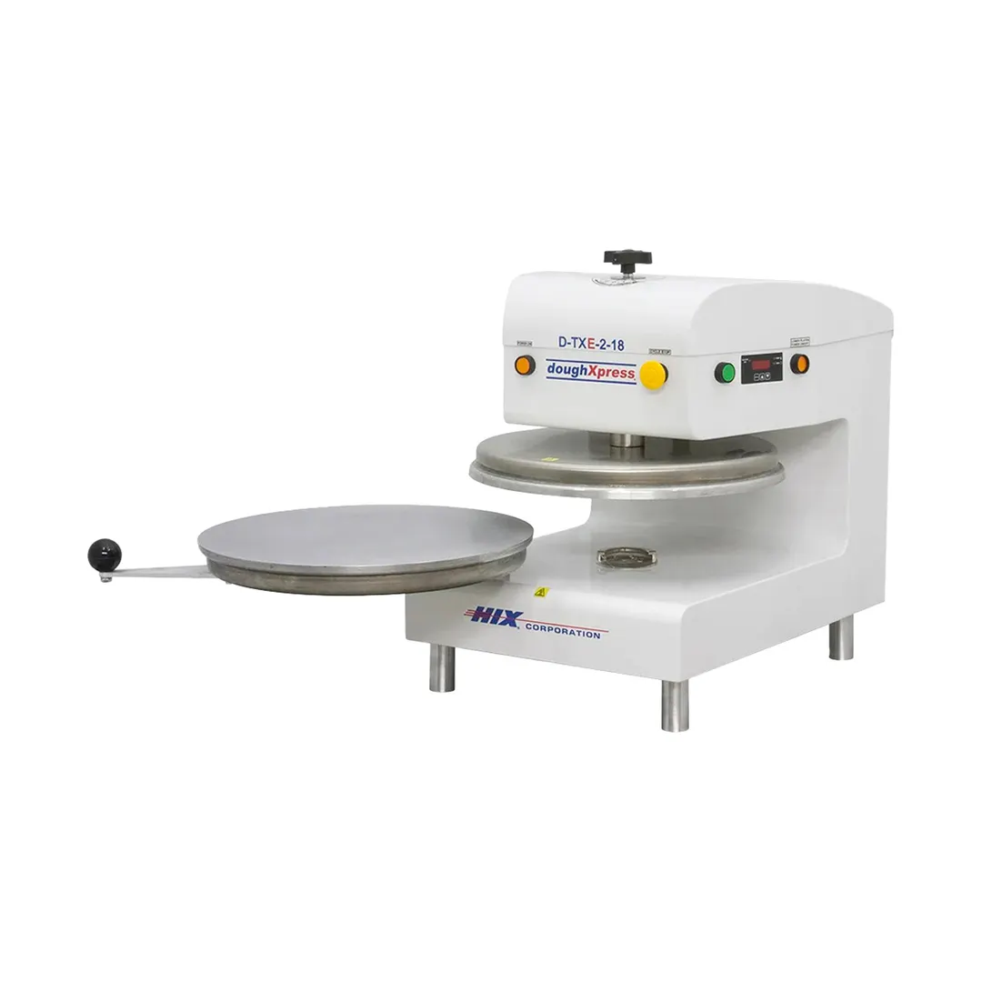 DoughXpress D-TXE-2-18-W 18" Dual Heat Electro-Mechanical Automatic Tortilla/Pizza Dough Press, 220V