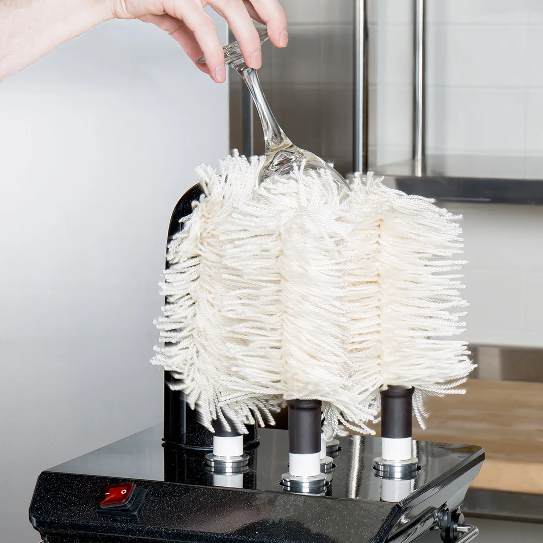 CPI GP5-BLACK StemShine Pro Five Brush Electric Glass Polisher