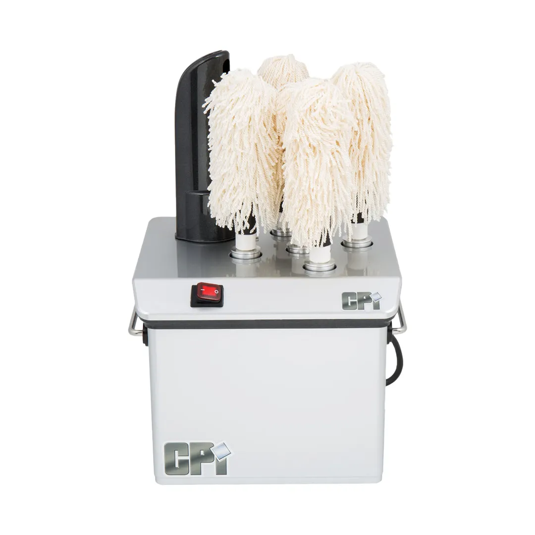 CPI GP5-SILVER StemShine Pro Five Brush Electric Glass Polisher