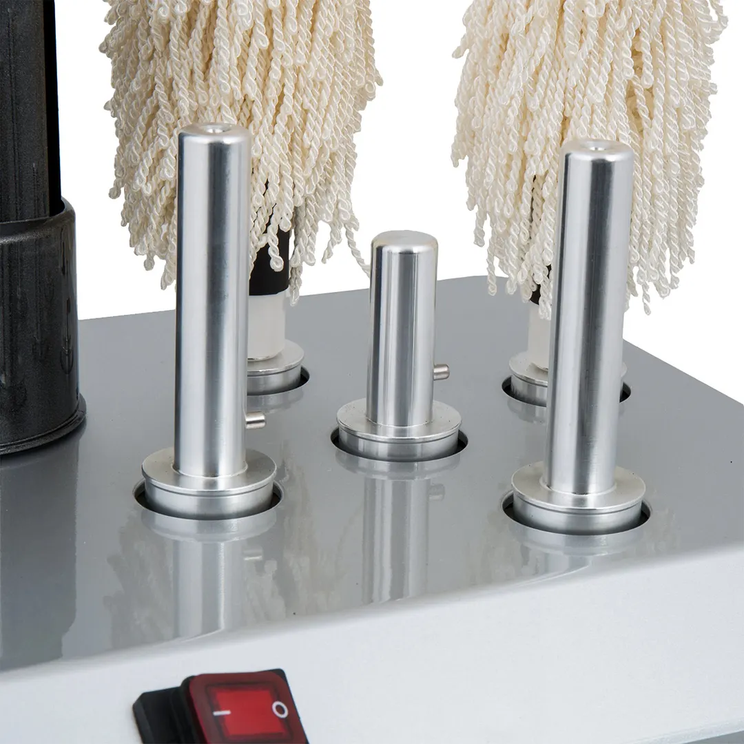 CPI GP5-SILVER StemShine Pro Five Brush Electric Glass Polisher