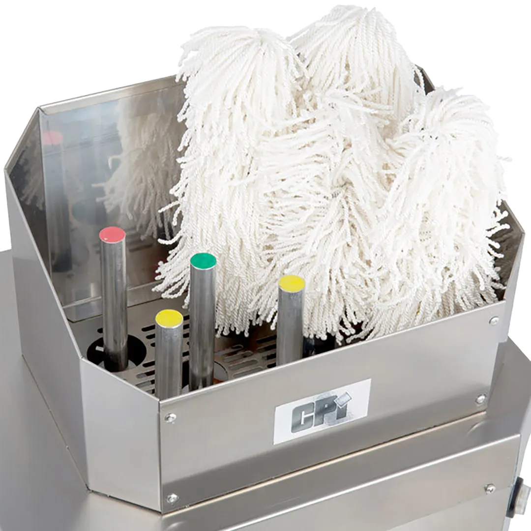 CPI GP8 StemShine Eight Brush Electric Glass Polisher, Countertop, (800) Glasses Per Hour