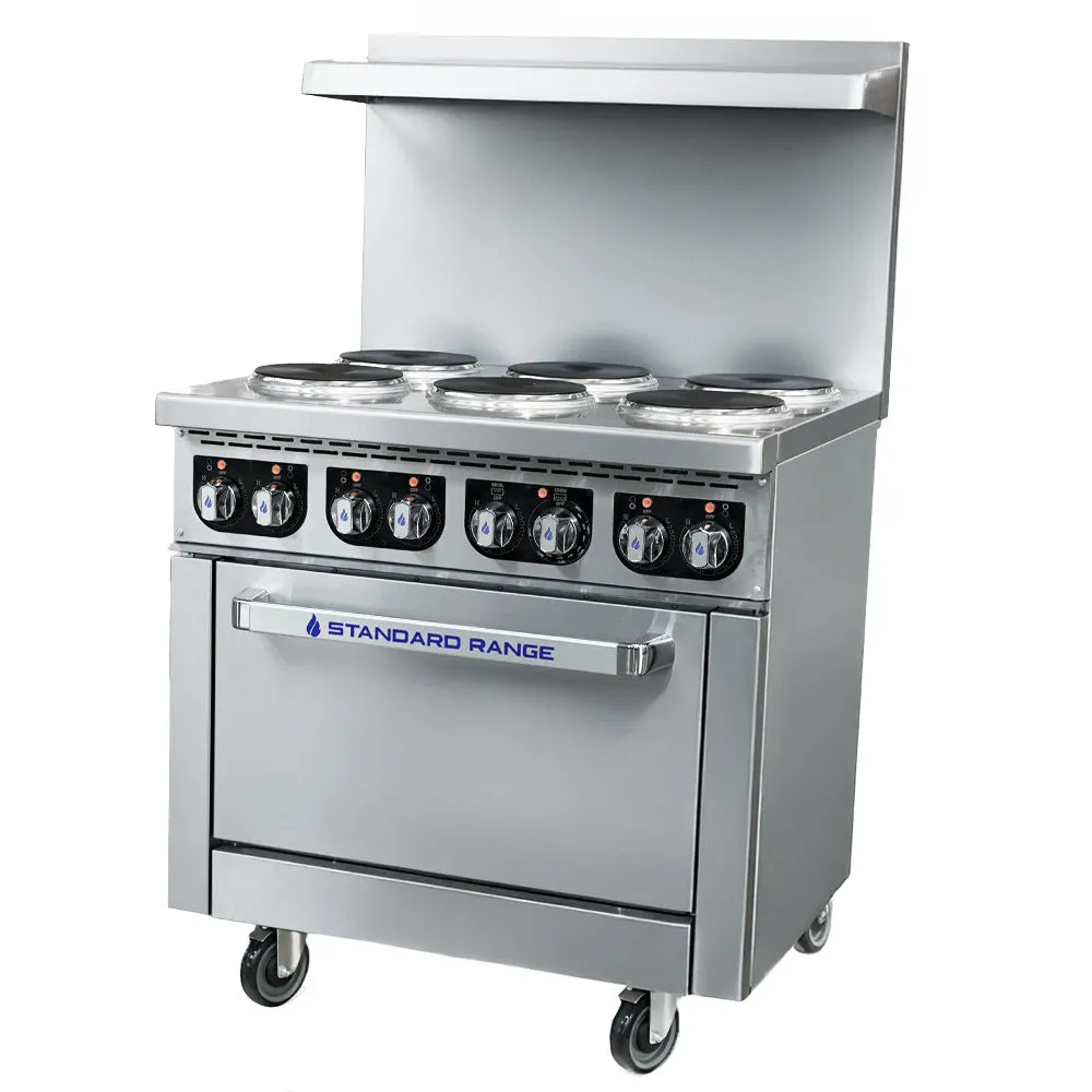 Standard Range SR-ER36-208 Electric 36" Restaurant Range