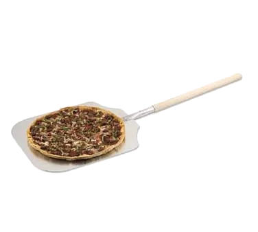 Browne USA 23516 Pizza Peel – 42½" Length, 16" x 18" Aluminum Rectangular Blade, Hardwood Handle