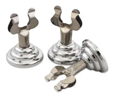 Browne USA 4125 Menu Card Holder – Chrome Clip, Weighted, 1‑1/10" x 1‑1/8" H, 3" H - Dozen
