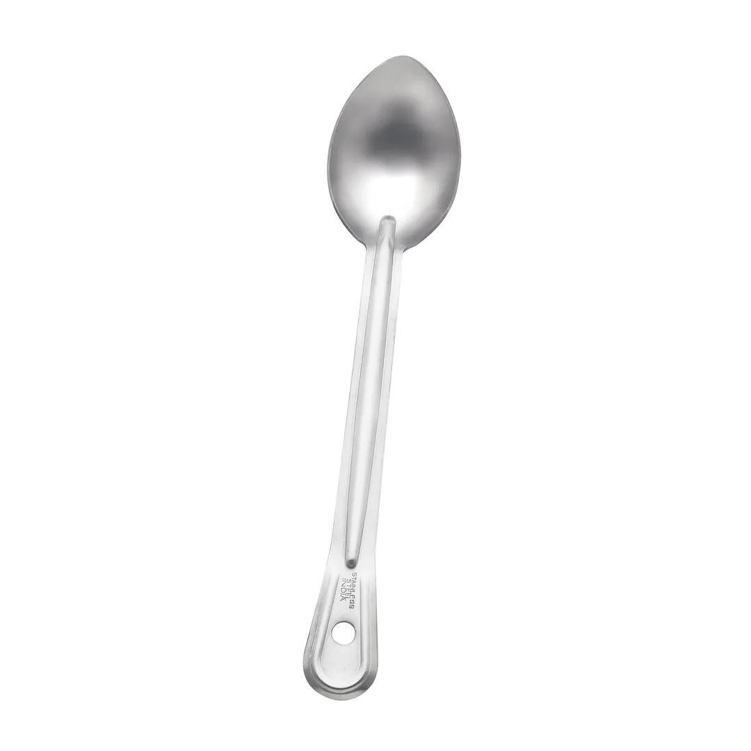 Browne USA 4750 Serving Spoon, 11"-12", Stainless Steel, Satin, Handle, 1.75 mm Thickness