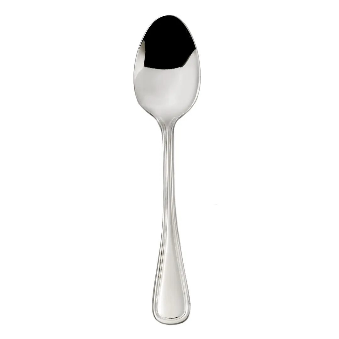 Browne USA 501902 Paris Dessert Spoon, 7-3/10" Length, 18/0 Stainless Steel, Mirror - 1 Dozen