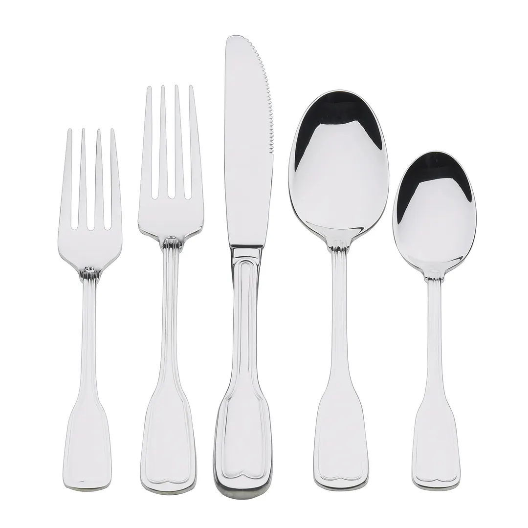 Browne USA 502217 Lafayette Soup/Bouillon Spoon, 7" 18/0 Stainless Steel Mirror - 1 Dozen