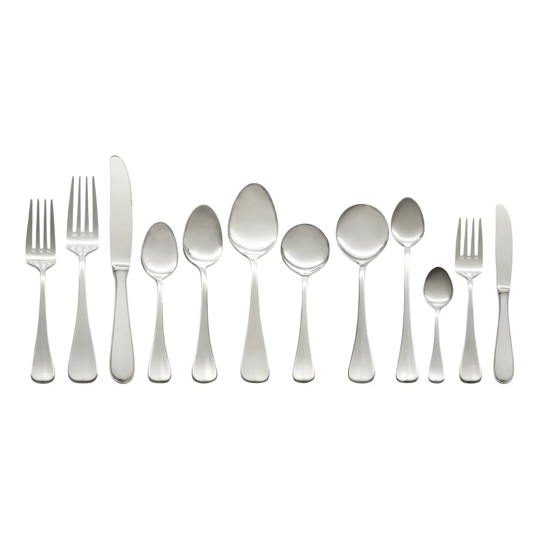 Browne USA 502303 Bistro Dinner Fork, 7.2" (18.3 cm) 18/0 Stainless Steel, Mirror - 1 Dozen