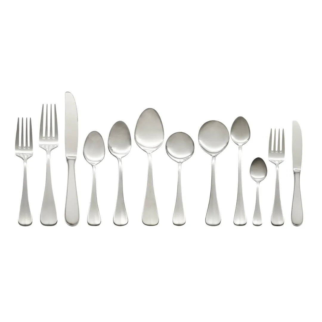 Browne USA 502304 Tablespoon, 8" 20.3 cm Mirror, 18/0 Stainless Steel, 7"-8" Length - Dozen