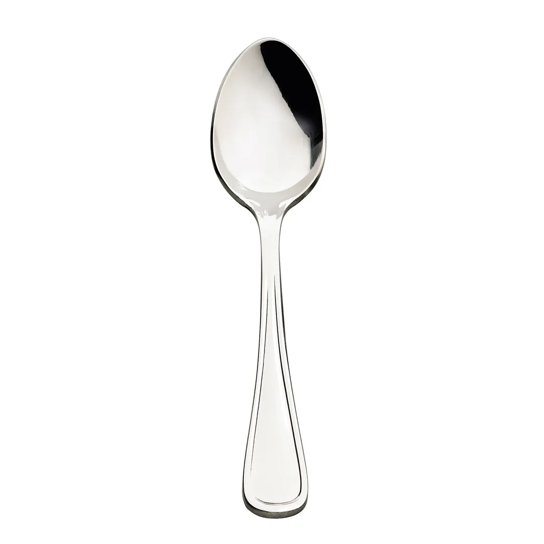 Browne USA 502402 - Dessert Spoon, 7-1/10" 18/10 Stainless Steel Mirror - 1 Dozen