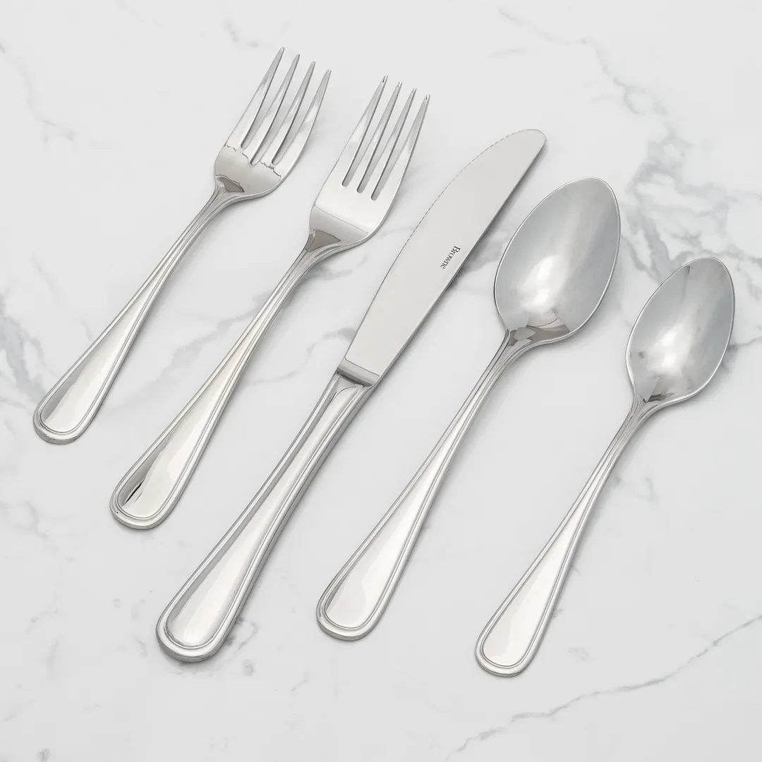 Browne USA 502403 - Concerto Dinner Fork, 7‑3/10" 18/10 Stainless Steel Mirror - 1 Dozen