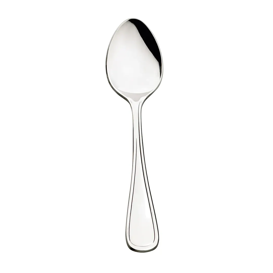 Browne USA 502423 Concerto Teaspoon, 6-3/10" Length, 18/10 Stainless Steel, Mirror - 1 Dozen