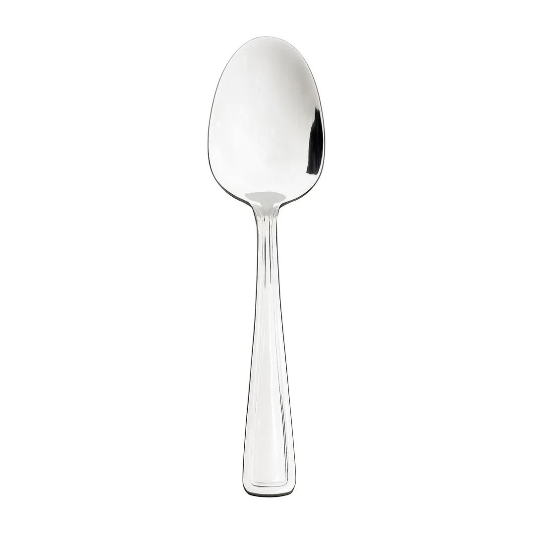 Browne USA 502602 Royal Dessert Spoon, 7-1/10" Oval, 18/0 Stainless Steel, Mirror - Dozen