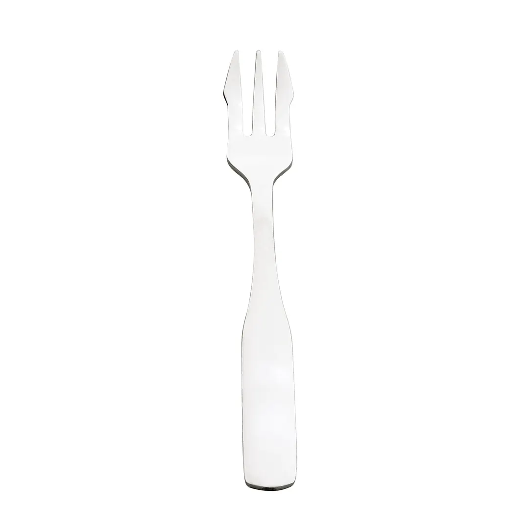 Browne USA 502715 Cocktail Fork, 5-1/2" 3-Tine, 18/0 Stainless Steel, Mirror Handle - Dozen