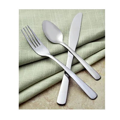 Browne USA 502817 Windsor Bouillon Spoon, 6" Length, 18/0 Stainless Steel, Vibro - 1 Dozen